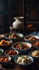 Obraz premium food in a restaurant