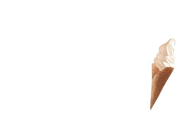 ソフトクリーム　①