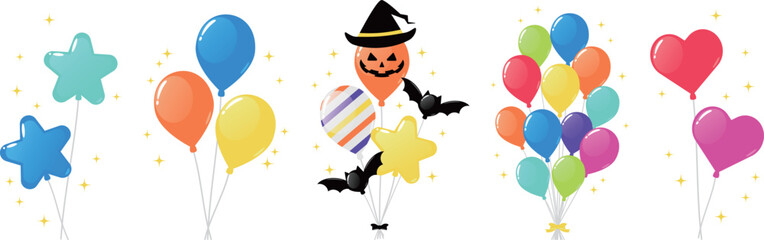 風船の装飾セット © ベルベットR