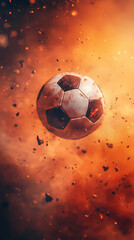 Naklejka premium Abstract football illustration