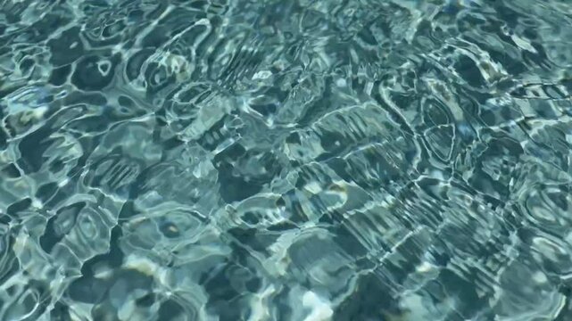 Crystal Clear: Rippling Pool Waters in the Hamptons