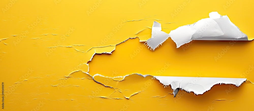 Poster symbolic special order note on torn white paper against a yellow backdrop themed as a special order 
