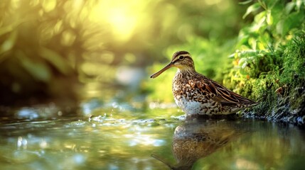 Fototapeta premium Nature and bird.