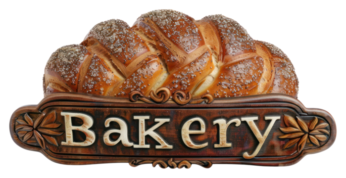 PNG Bakery bread food white background.