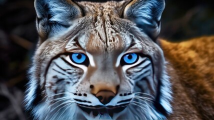 Naklejka premium stunning bright animal eyes