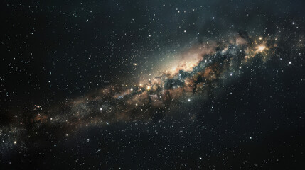 Obraz premium A photograph of deep space; dark and shadowy 