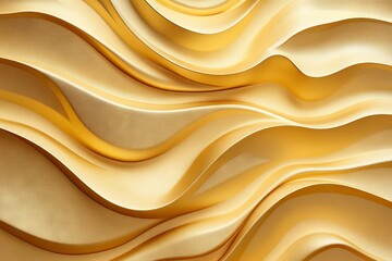 Obraz premium Close-up texture of natural gold silk. Light Golden fabric smooth texture surface background. Smooth elegant gold silk in Sepia toned. Texture, background, pattern, template. 3D vector illustration.