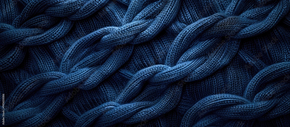 Poster stylish knitted fabric texture as a backdrop for copy space image