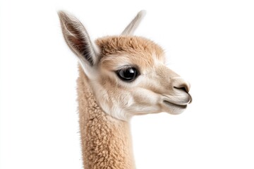 Obraz premium Portrait of a Cute Alpaca