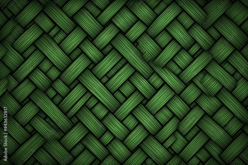 Poster 3d render of abstract cgi composition, string mats geometric for design.