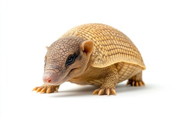 Obraz premium A Close-up of a Young Armadillo