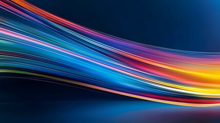 Vibrant Colorful Abstract Blur Motion Trails Digital Background