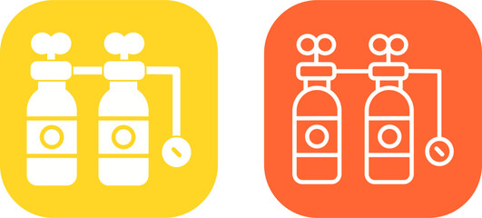 Oxygen Tank Vector Icon