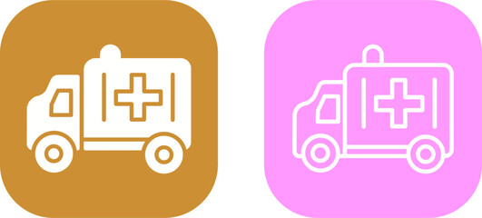 Ambulance Vector Icon