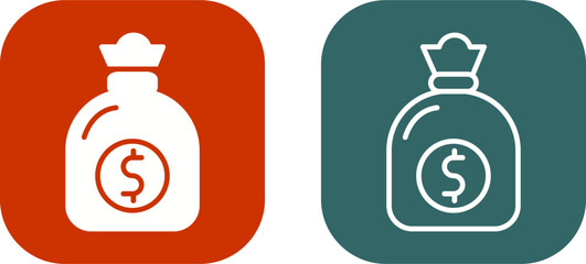 Money Bag Vector Icon