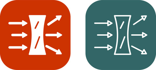 Reflection Vector Icon
