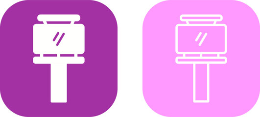 Billboard Vector Icon