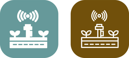 Smart Farm Vector Icon