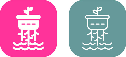 Hydroponic Vector Icon