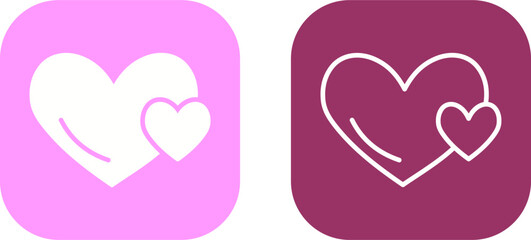 Hearts Vector Icon