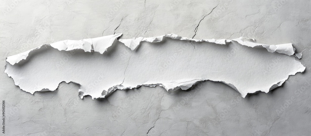Poster Torn paper texture as a backdrop Always maintain creativity. with copy space image. Place for adding text or design