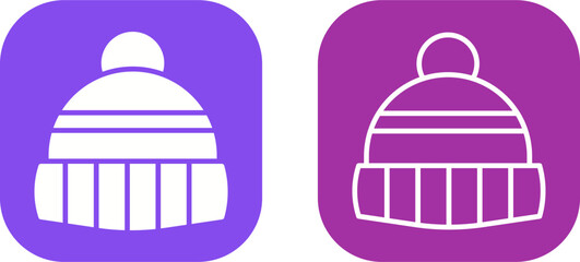 Winter Hat Vector Icon