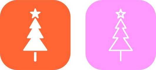 Christmas Tree Vector Icon