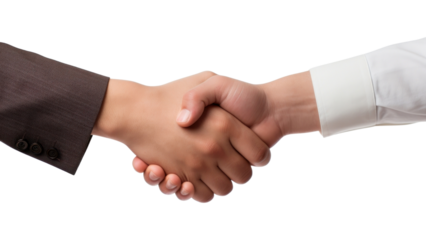 PNG Shaking hands handshake white background agreement.