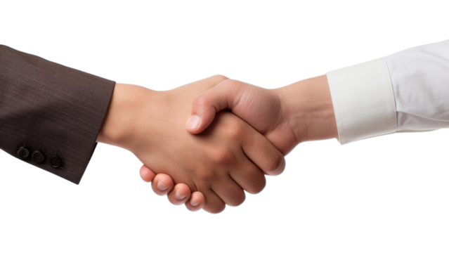 PNG Shaking hands handshake white background agreement.