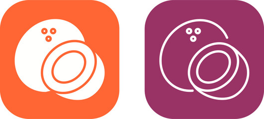 Coconut Vector Icon