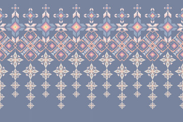 Geometric floral pattern background.