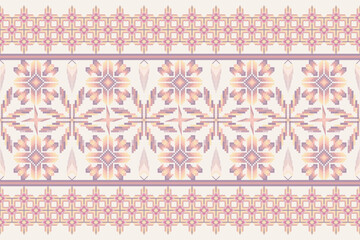 Geometric floral pattern background.