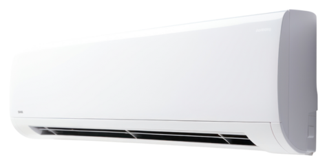 PNG White air conditioner white background architecture technology.