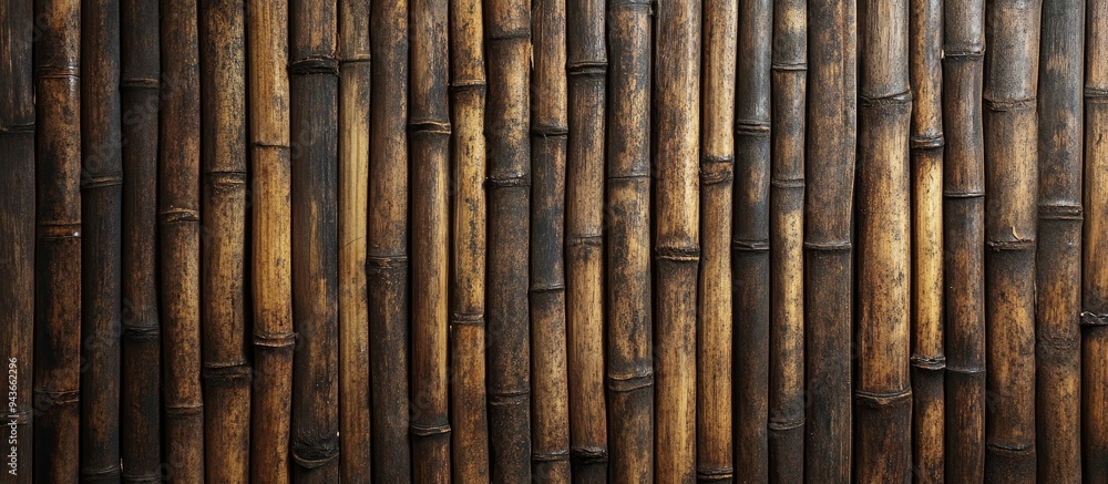 Poster grungy bamboo wood texture backdrop. with copy space image. Place for adding text or design