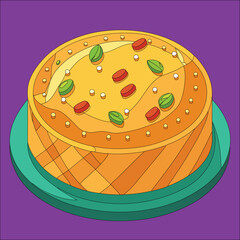 Fruit Basket Coloring Page For Kids and Adults, Vector illustration EPS And Image