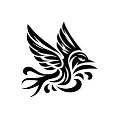 Tribal Hummingbird tatoo