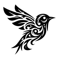 Tribal Hummingbird tatoo