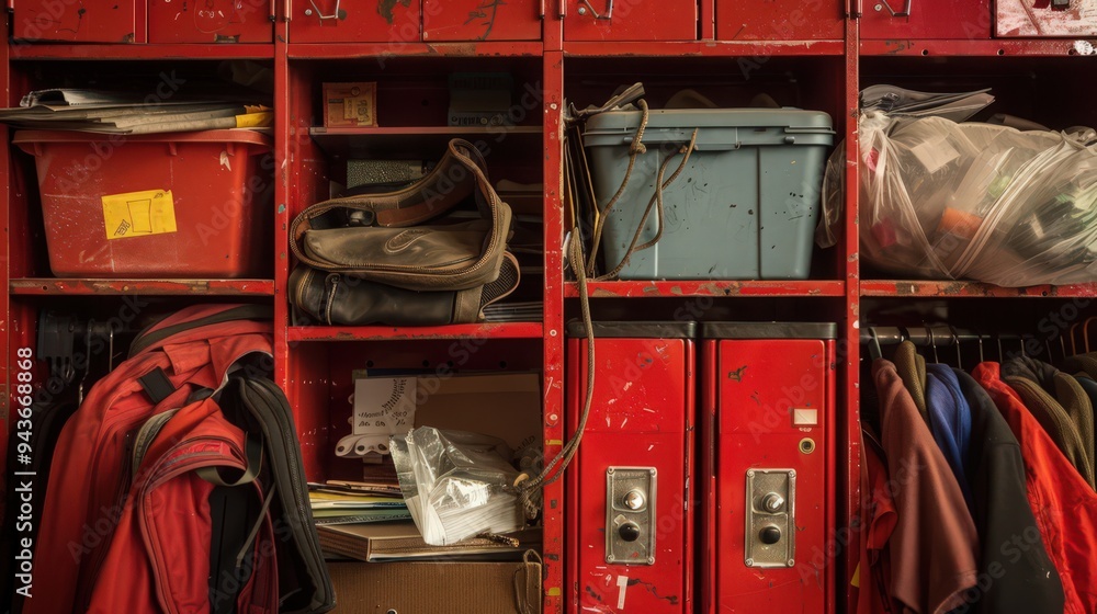 Poster end-of-year locker cleanouts can reveal forgotten items and serve as a time for reflection on the sc