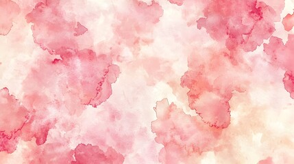 Fototapeta premium Vibrant Watercolor Splash Abstract Minimal Pink and Red Background