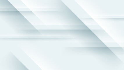 white overlapping stripes background. great for banner, poster, web, presentation.