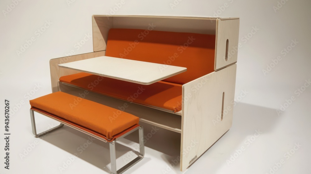 Aufkleber explain the advantages of using foldable and collapsible furniture in small spaces