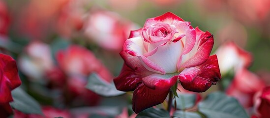 Fototapeta premium roses. with copy space image. Place for adding text or design