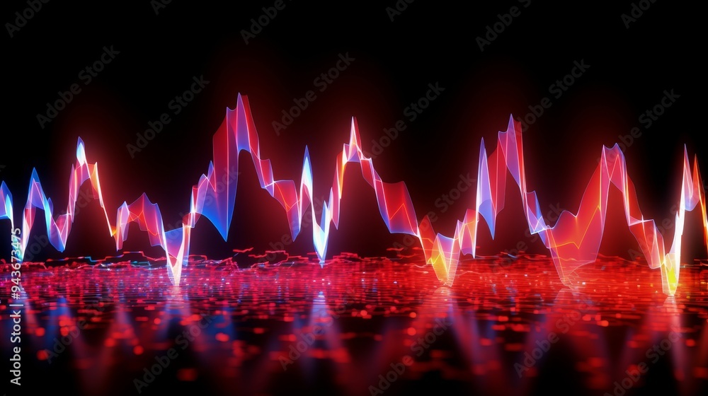 Poster accurate monitoring of sound wave movement through visualization on indicator panel