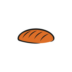 Bakery logo design vector icon with creative idea
