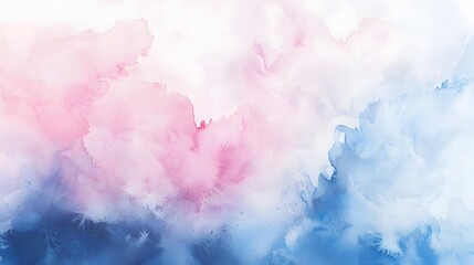 Fototapeta premium Vibrant Watercolor Splash and Gradient on Soft Pastel Background