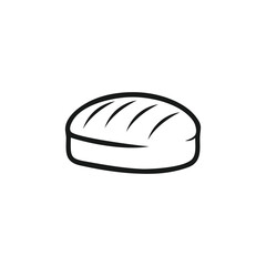 Bakery logo design vector icon with creative idea
