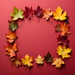 autumn leaves border