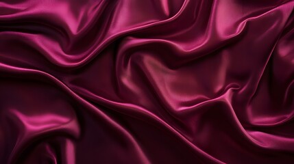 Fototapeta premium Luxurious textures of silk and velvet fabrics in rich, deep colors for premium content