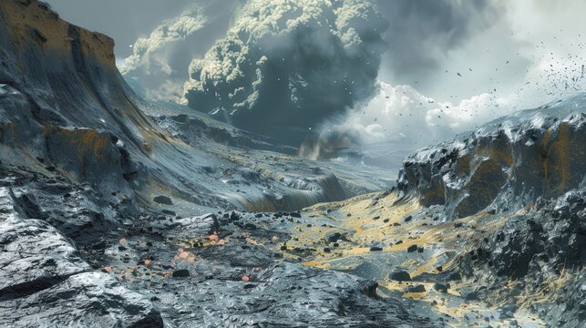 Studying geology in science class reveals Earth's dynamic processes, from rock formations to natural disasters