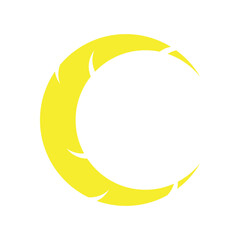 Moon Logo Vector Template Icon